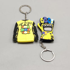 Universal 2 in 1 Glove And Jacket Decor Key Chain In Premium Quality
