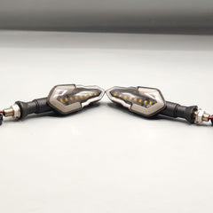 Universal Bike Katana Indicators Audi Style With Parking Light 2 Pcs Set