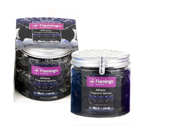 1 Pc Flamingo Premium Quality Black Crystal Air Freshener Gel Long Lasting Fragrance