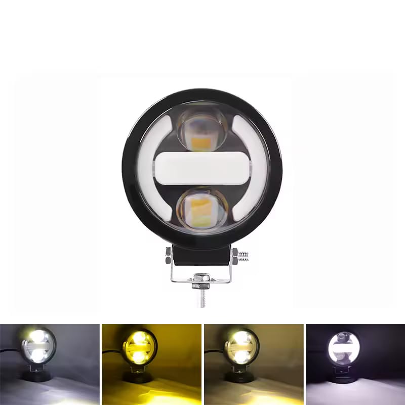 1 Pc Universal X99 Motorcycle LED Headlight Light With DRL Car Driving Lights Spotlight Fog Lamp