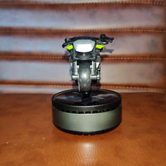 Universal Solar Harley Bike Car Perfume Air Freshener 360° Rotating Car Perfume Solar Energy Fragrance Car 1 Pc(Parrot Green)