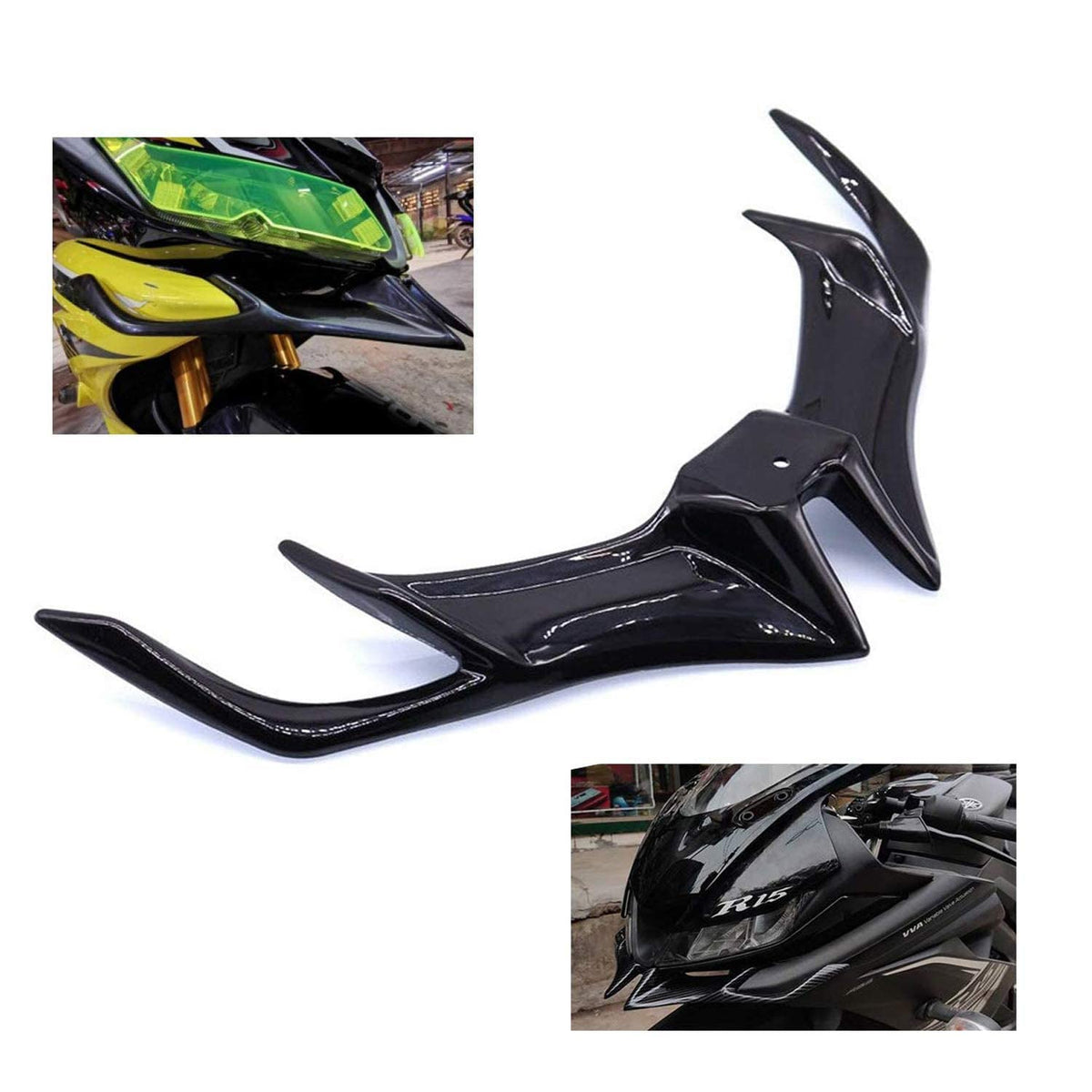 Universal Deer Crown Style Decoration For All Vehicle 1 Pc Black