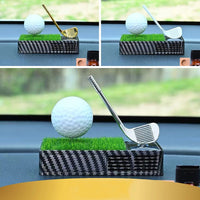 1 Pc Universal Dashboard Solar Car Air Freshener Grass Golf Set Perfume For Car
