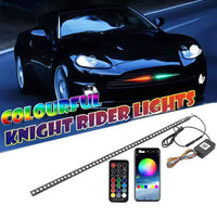 1 Pc Universal Knight Rider Atmosphere Light 24 inches 48-LED Dynamic RGB Light
