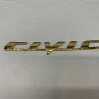 1 Pc Universal Civic Gold Edition Logo In Premium Quality