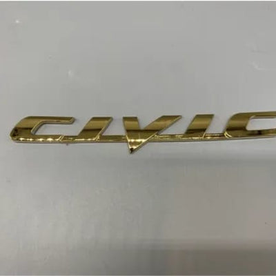 1 Pc Universal Civic Gold Edition Logo In Premium Quality