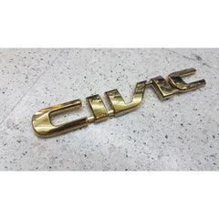 1 Pc Universal Civic Gold Edition Logo In Premium Quality