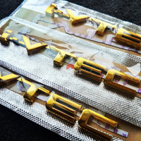 1 Pc Universal i-VTEC Gold Edition Logo In Premium Quality