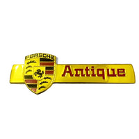 1 Pc Universal Porsche Antique Metal Golden Emblem Logo In Premium Quality