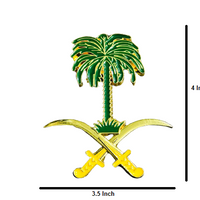Saudia Arabia Metal Grill Logo For Car And Jeep