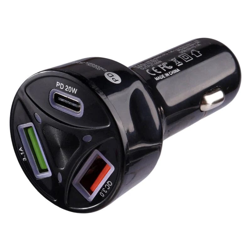 VITAL Super Fast Charger 55 W PD 3.0 Power Quick Charge For Car 1 Pc