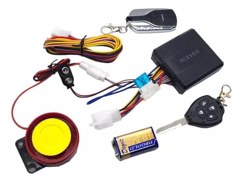 HONDA Motorcycle Security Alarm System In Metal Texture Remote Control