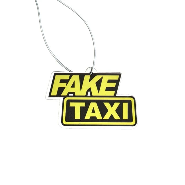 Fake Taxi Style Car Air Freshener Hanging Perfume Rear View Mirror Decor For Car 1 Pc