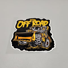 Premium Quality Custom Sticker Sheet For Car & Bike Embossed Style 4x4 REAL OFF ROAD