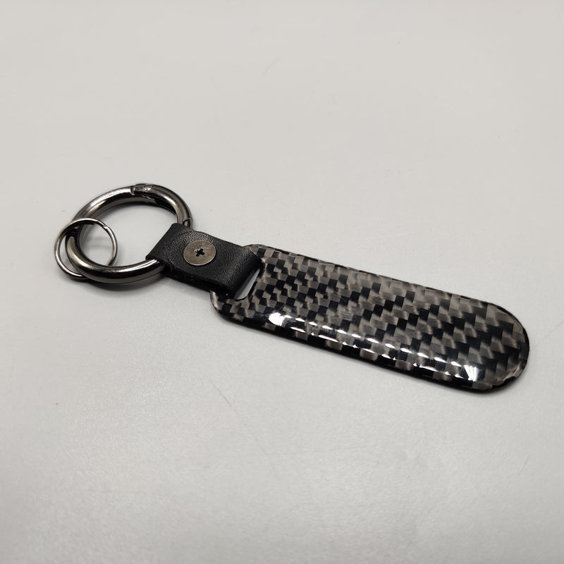 Honda Carbon Fiber Keychain With Metal Ring 1 Pc