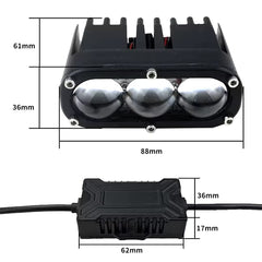 Universal 3 Lens U3 Premium Series Grill Light With Fan 2 Pcs Set