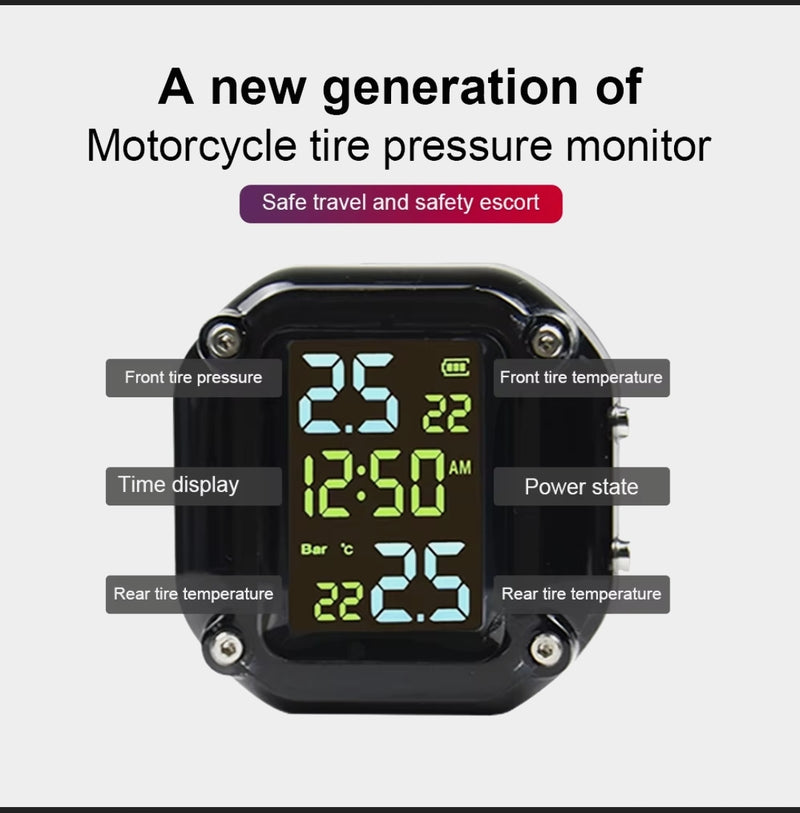 TPMS Tire Pressure Monitoring System Wireless Motor Bike Sensor In Premium Quality 1 Pc