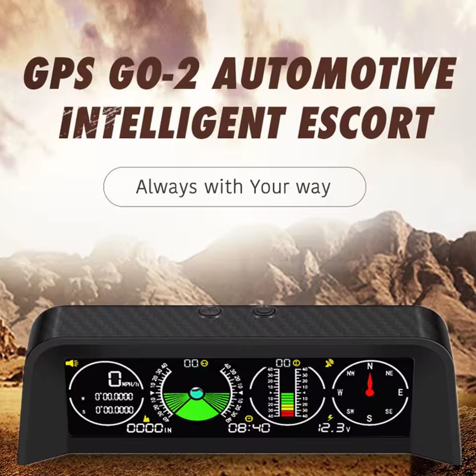 Universal X91 Multi-functional Off-Road Car Slope Meter Compass GPS Speedometer Vehicle Angle Gradient Inclinometer 1 Pc