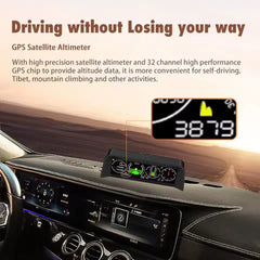 Universal X91 Multi-functional Off-Road Car Slope Meter Compass GPS Speedometer Vehicle Angle Gradient Inclinometer 1 Pc