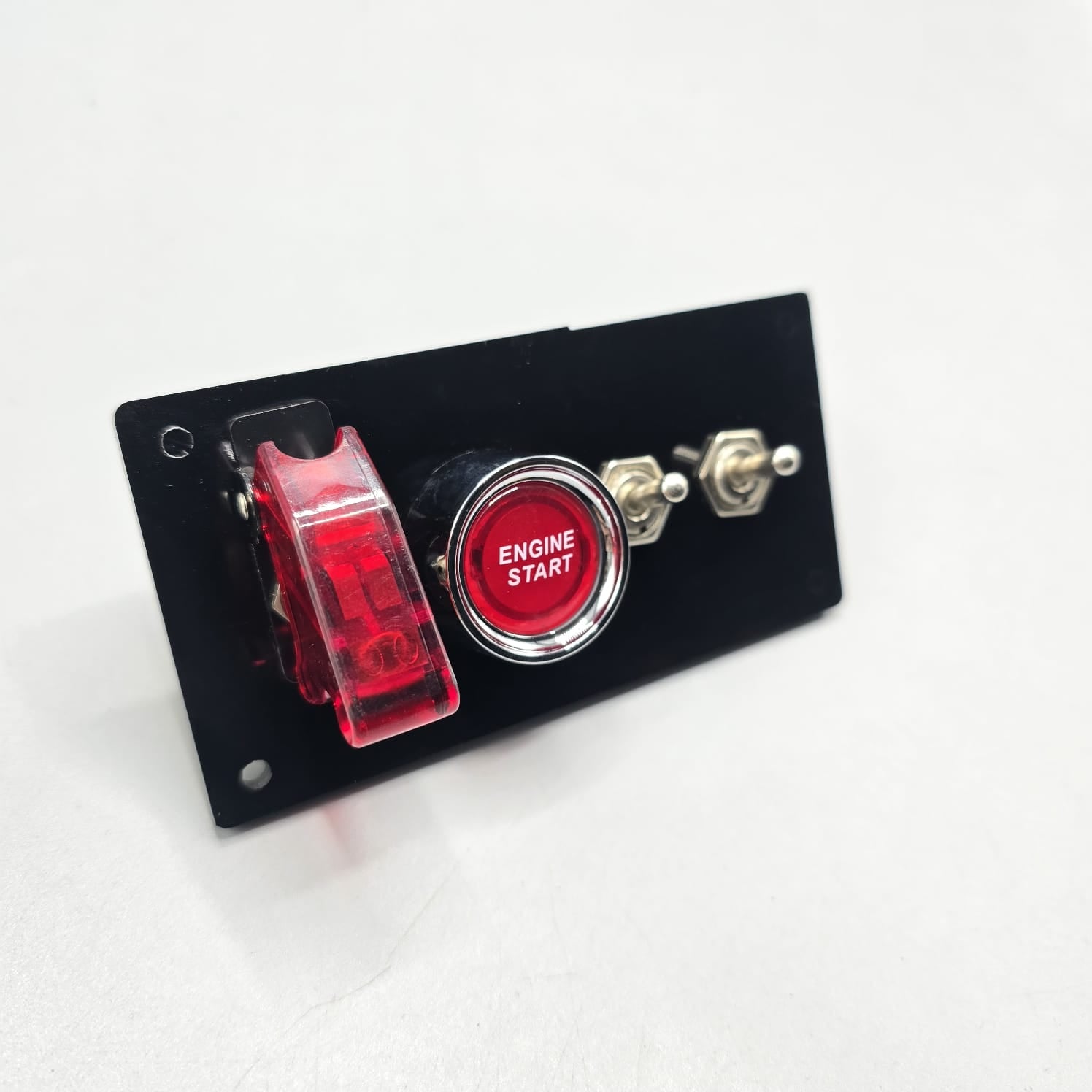 Universal 5-inch Switch Panel With Toggle Switch+On/Off Switches+ Push ...