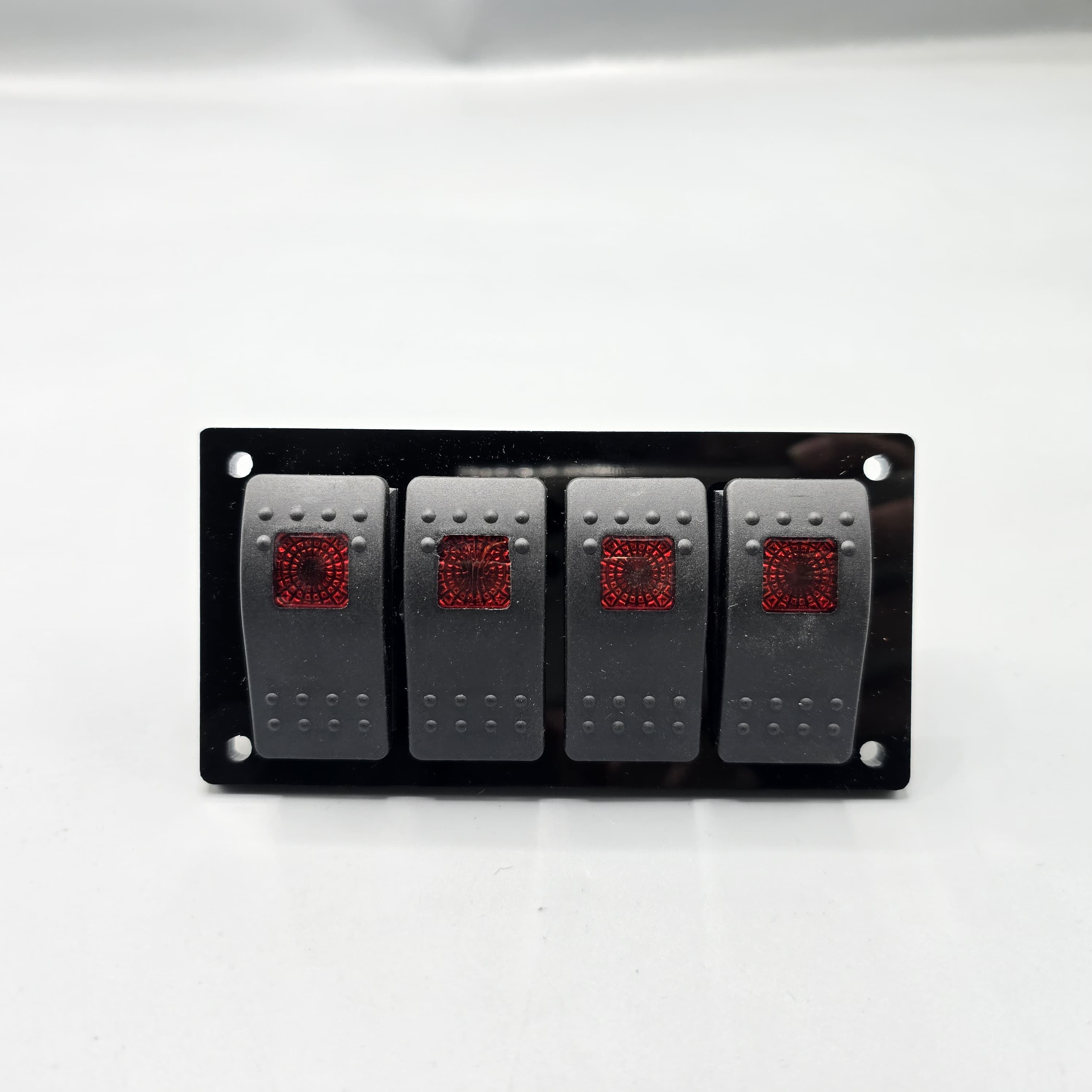 5 Rocker Switch Universal 5-inch Switch Panel 4pcs Rocker Switches 1 Pc (Red ...