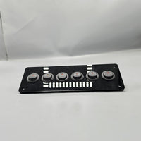 Universal 7 Inch Switch Panel 6pcs ON-Off Switch Rectangular Shape 1 Pc
