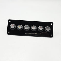 Universal 7 Inch Switch Panel 6pcs ON-Off Switch Rectangular Shape 1 Pc