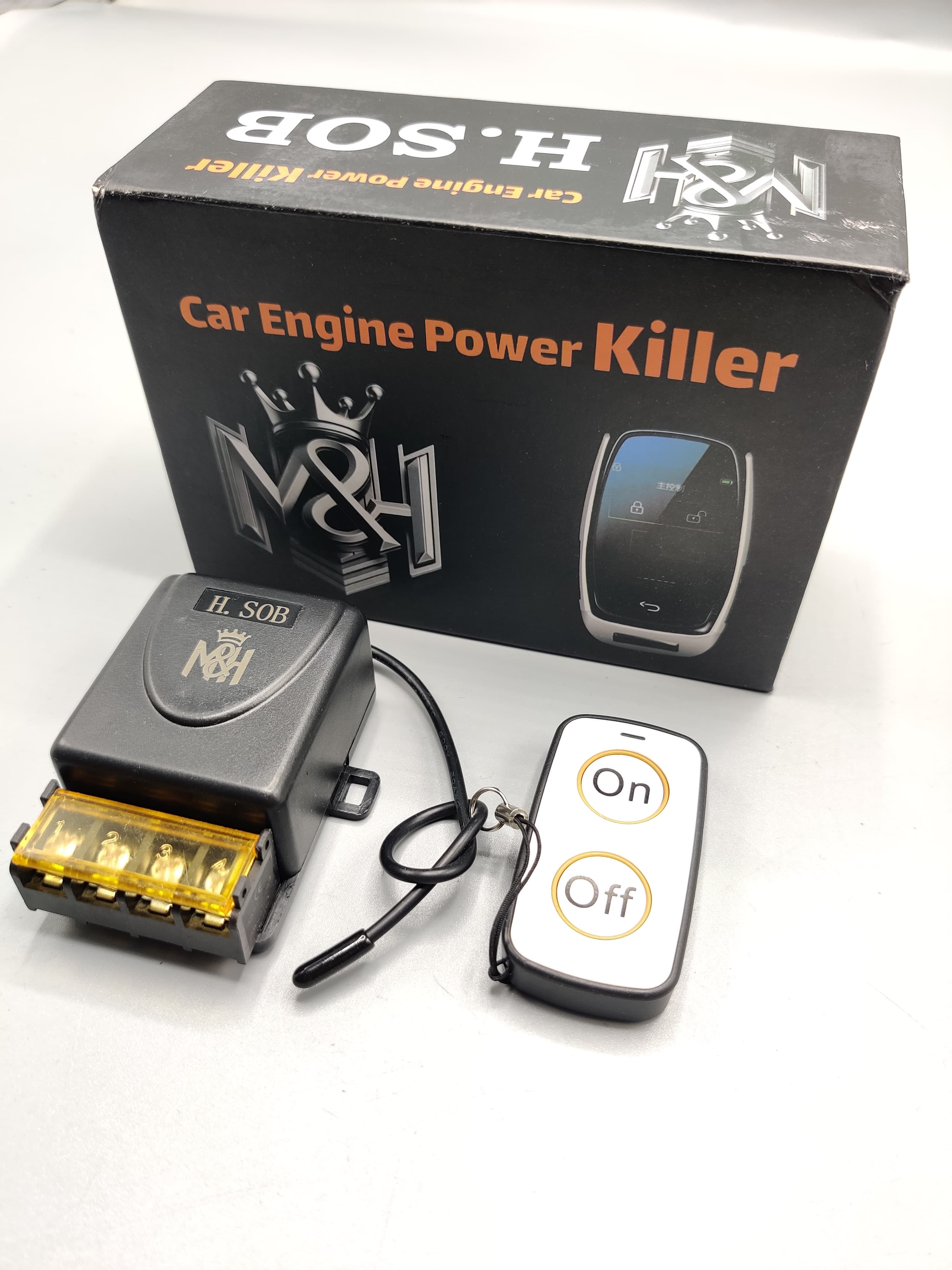 Upfitter Remote Engine Control Universal Remote Control Engine Power Cut Hidden Switch For Car 1 Pc ...