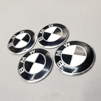 Universal 6.0mm Metal patri Wheel Logo in Premium Quality 4 Pcs Set