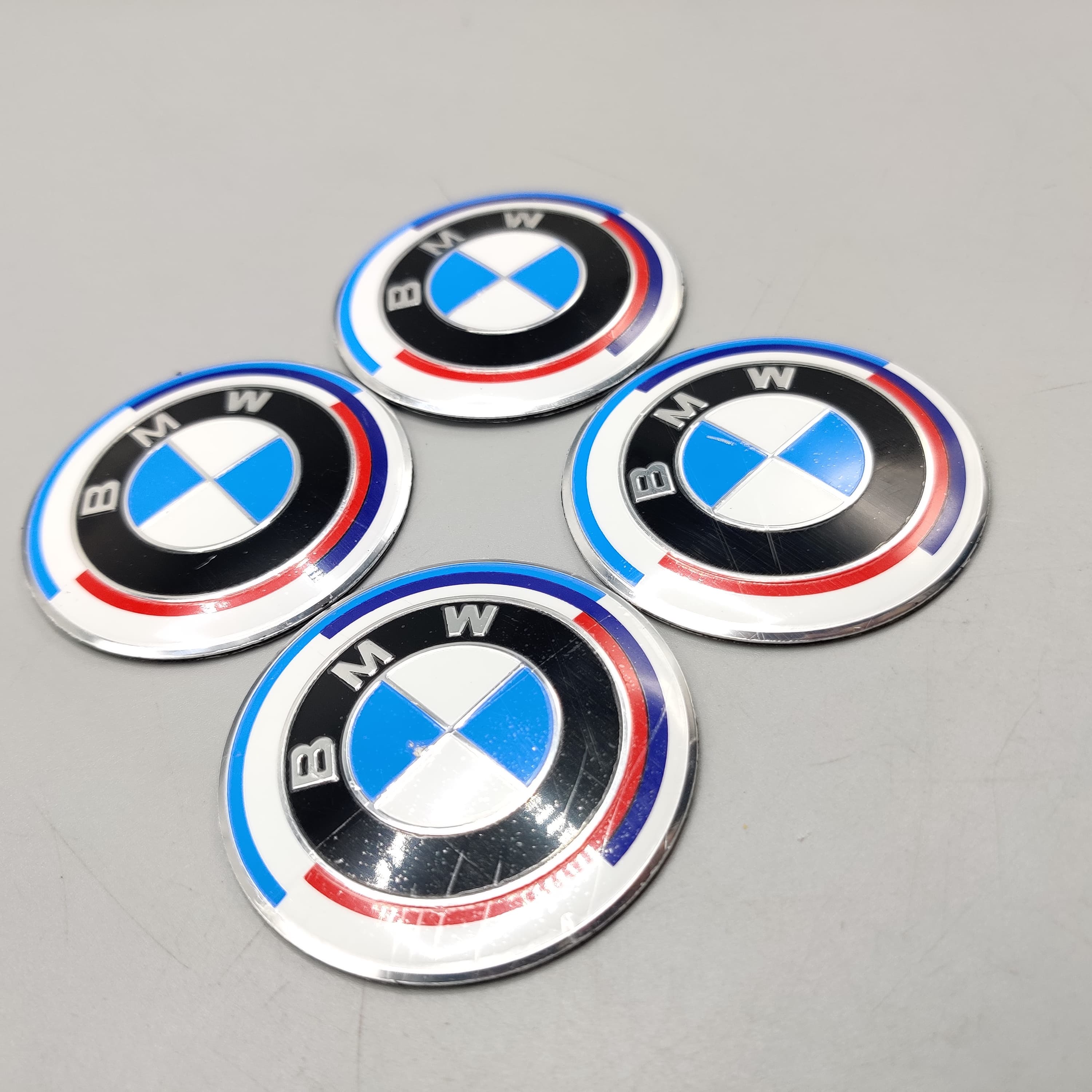 Universal 6.0mm Metal patri Wheel Logo in Premium Quality 4 Pcs Set