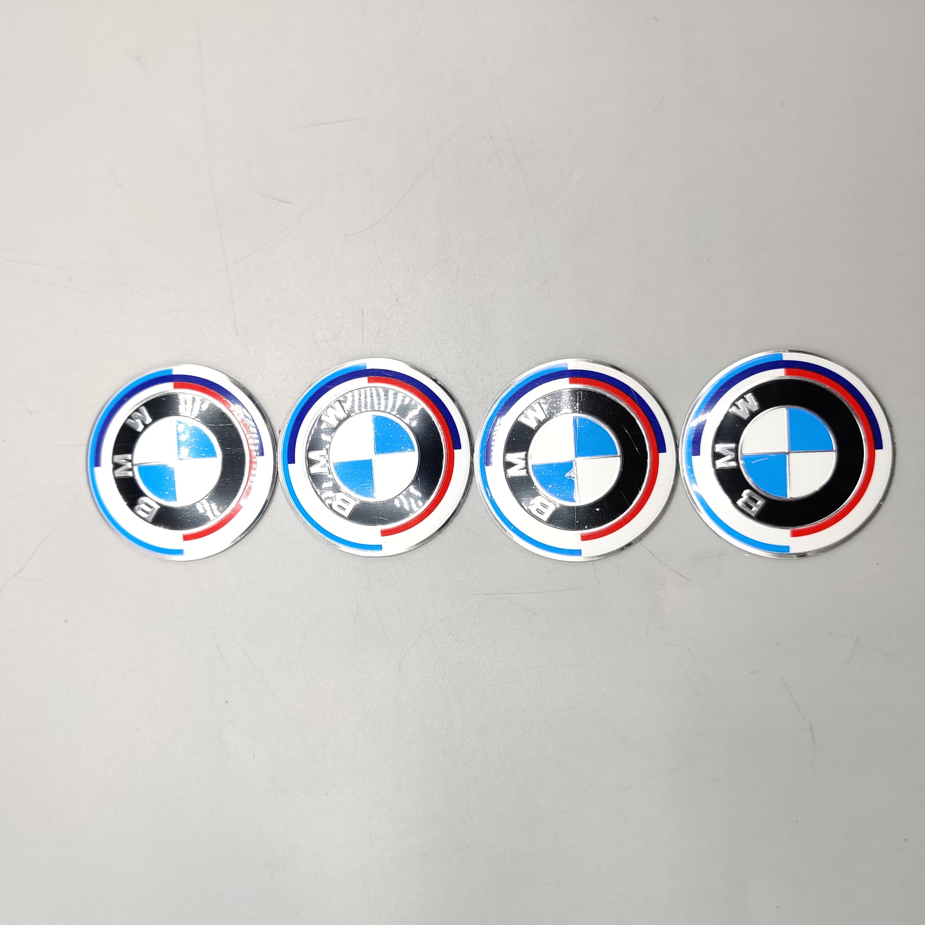 Universal 6.0mm Metal patri Wheel Logo in Premium Quality 4 Pcs Set