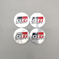 Universal 4.5mm Metal patri Wheel Logo in Premium Quality 4 Pcs Set