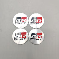 Universal 4.5mm Metal patri Wheel Logo in Premium Quality 4 Pcs Set