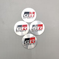Universal 4.5mm Metal patri Wheel Logo in Premium Quality 4 Pcs Set