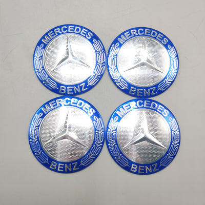 Universal 7.5mm Metal patri Wheel Logo in Premium Quality 4 Pcs Set