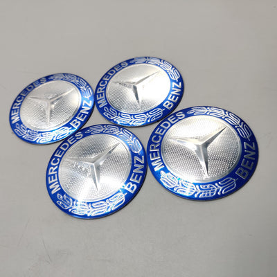 Universal 7.5mm Metal patri Wheel Logo in Premium Quality 4 Pcs Set
