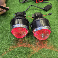 Universal LIUHAWK Bumper BI Xenon Projector Upgraded Version With RGB DRL And 65 watt NAKAMORO LED Supported Chrome Ring 3.0 Lens