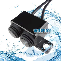 Universal Motorcycle Metal Switch Waterproof Double Point Switch for Bike Headlight High Low Beam 1 Pc