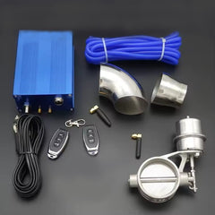 Universal 2.5" 63MM Exhaust Vacuum Valve Cut Off Kit 1 Pc Set