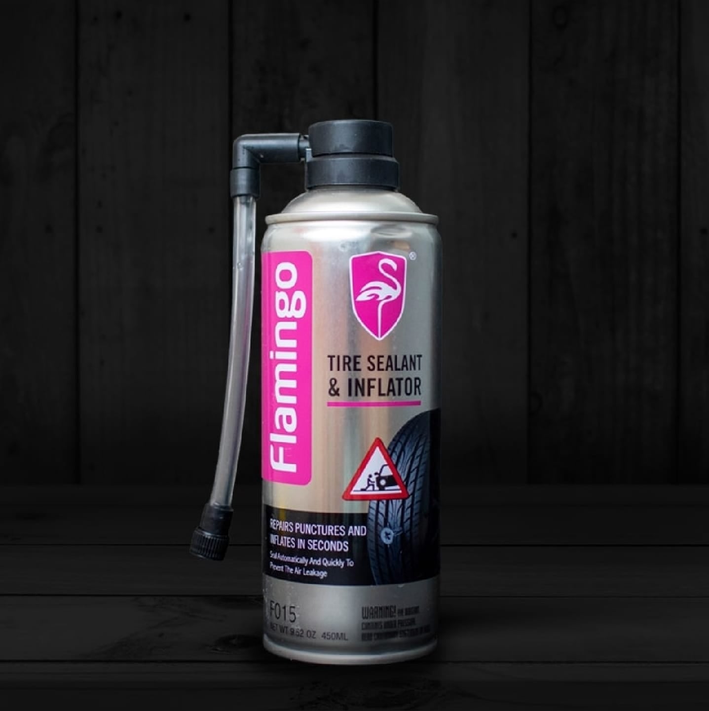 Universal Flamingo Tire Repairing  Liquid Tire Sealer Inflator 1 Pc