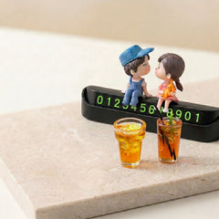 Universal Cute Kissing Couple Character Decoration Accessories For Car