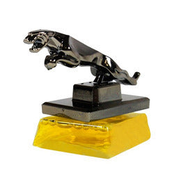 Jaguar Style Car Dashboard Perfume Air Freshener Silver