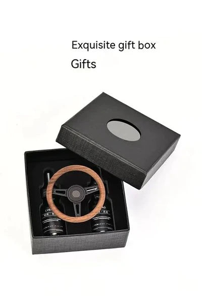 MG Mini Steering Wheel Car perfume Long lasting Fragrance For AC Grill Circle Shape Air Conditioner