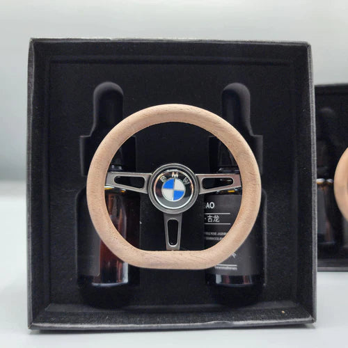 BMW Mini Steering Wheel Car perfume Long lasting Fragrance For AC Grill D-Shape Air Conditioner