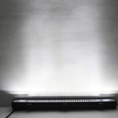 38 Inch Straight Bar Light With Down Brackets Tri Row Style