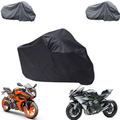 Bike Top Cover With Extra Large Size 1 Pc XL Black