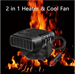 Portable Car Heater 12V Heating and Cooling Fan 360-degree Adjustable 200 Watt