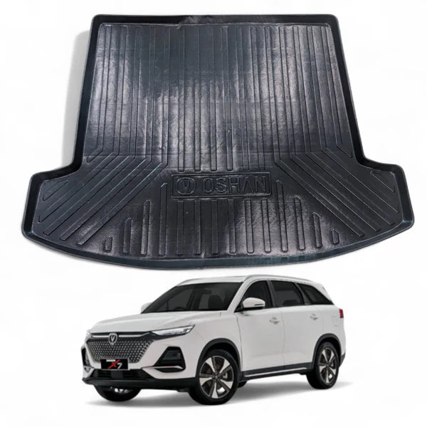 1 Pc Heavy-Duty TPU Trunk Tray Mat For Changan Oshan X7 Waterproof Anti-Slip Cargo Liner in Premium Quality