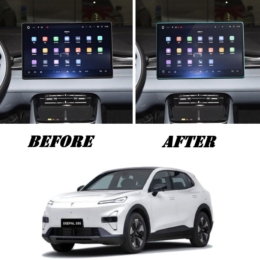 Deepal S05 Transparent Car LCD Screen Glass Protector In Premium Quality