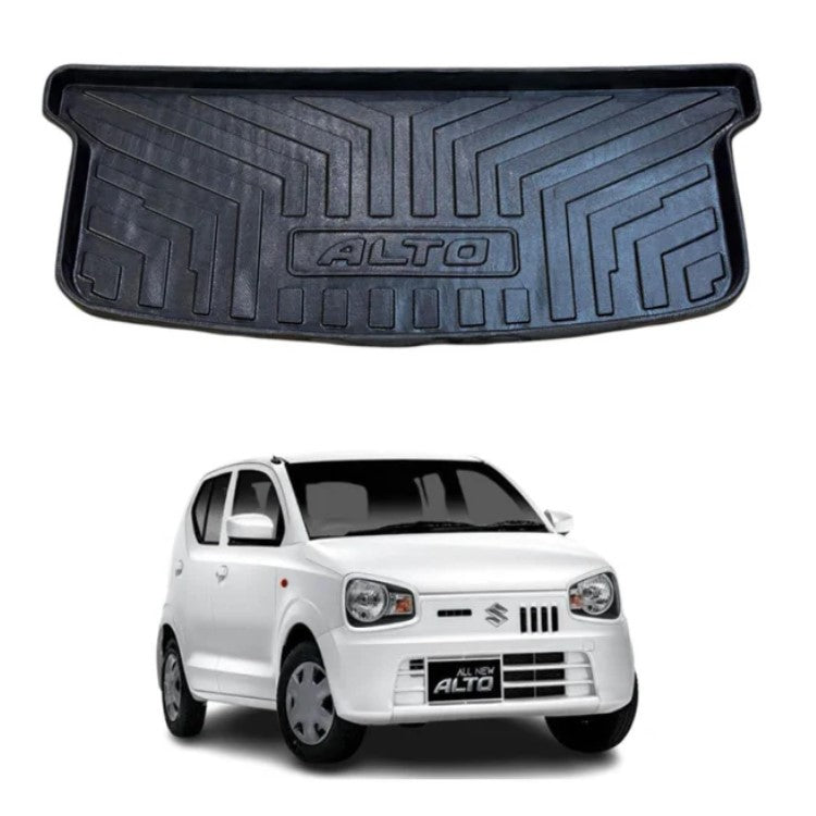 1 Pc Heavy-Duty TPU Trunk Tray Mat for Suzuki Alto Waterproof Anti-Slip Cargo Liner in Premium Quality